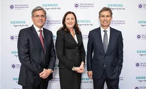 UQ receives $500m software grant from Siemens