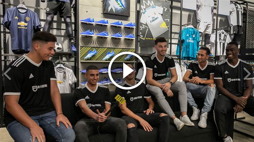 Sydney players get 'hands on' with adidas World Cup Pack Sydney players get 'hands on' with adidas World Cup Pack