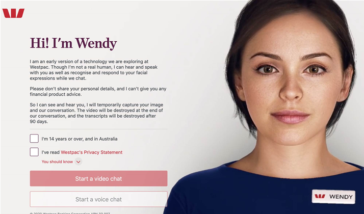 Meet Wendy, Westpac's AI-backed 'digital job coach'