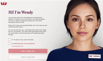 Meet Wendy, Westpac's AI-backed 'digital job coach'