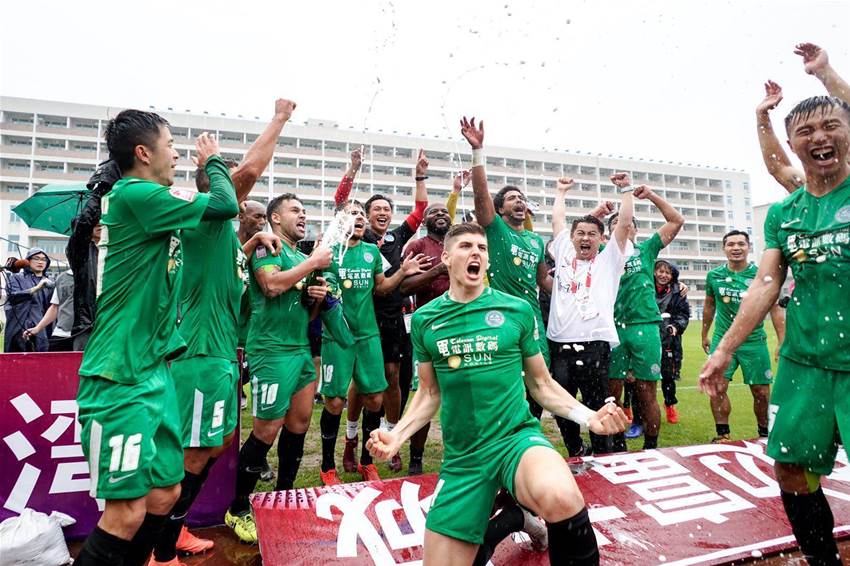 Aussie striker 'delighted' after win in China confirms title Aussie striker 'delighted' after win in China confirms title