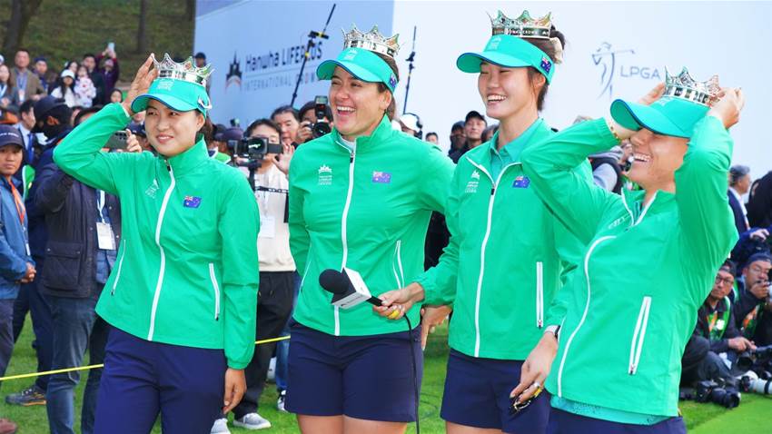 Australian aces win women's golf's unofficial World Cup Australian aces win women's golf's unofficial World Cup