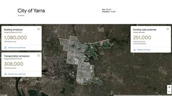 Google expands emissions planning tool to over 100 Australian council areas