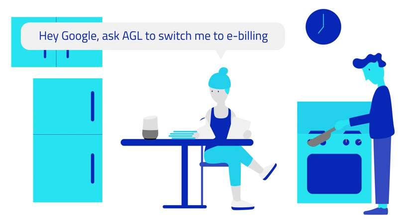 AGL allows bill management via Google Home