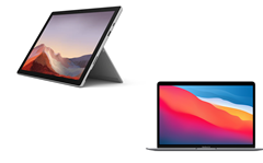 Apple MacBook Air (M1) vs. Microsoft Surface Pro 7+