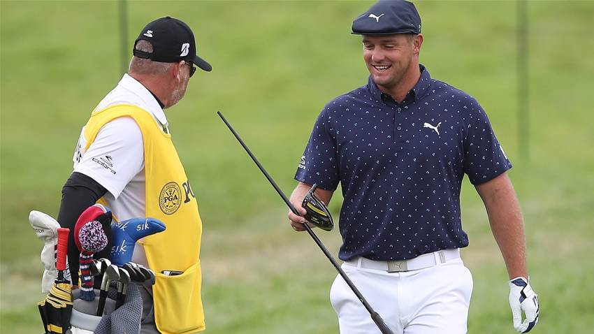 DeChambeau snaps driver at US PGA DeChambeau snaps driver at US PGA