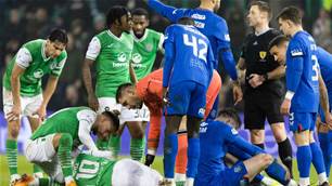 Socceroos star Boyle 'stable' in hospital after Hibs head knock