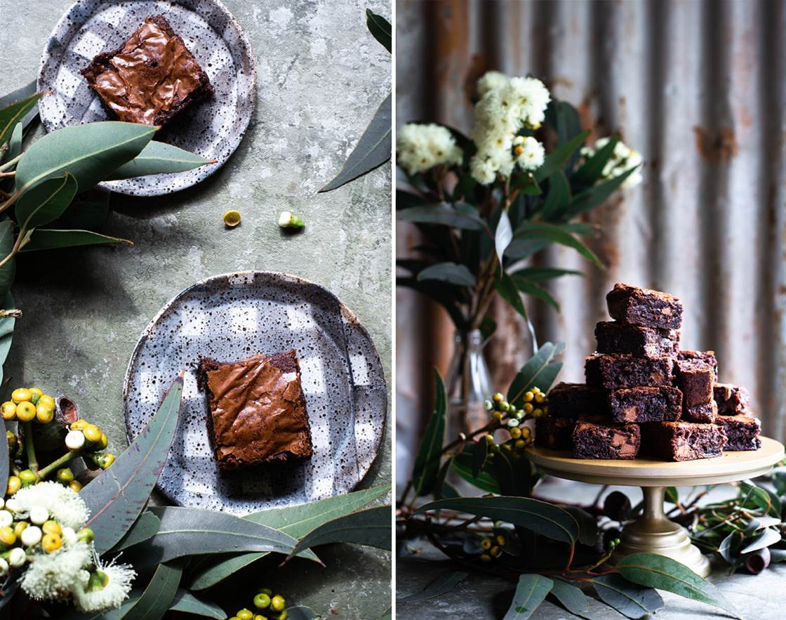 sour cherry and shiraz brownies