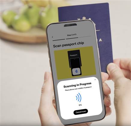 CBA onboards clients using NFC technology for ePassport validation.