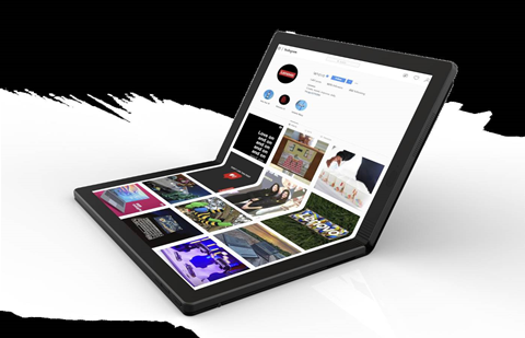 Lenovo unveils ThinkPad with foldable screen