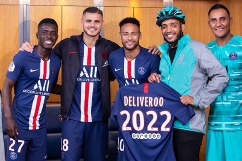 Food delivered to your seat: PSG partners with Deliveroo