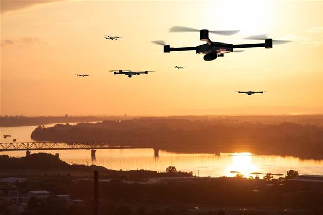 Mid-air wireless charging could keep drones aloft indefinitely