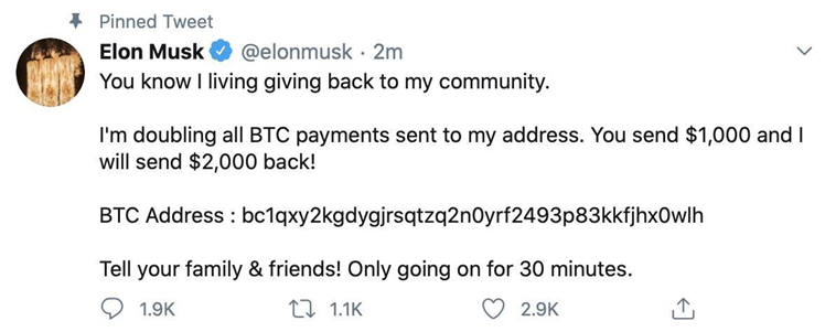 Scammers take over high-profile Twitter accounts in mass hack