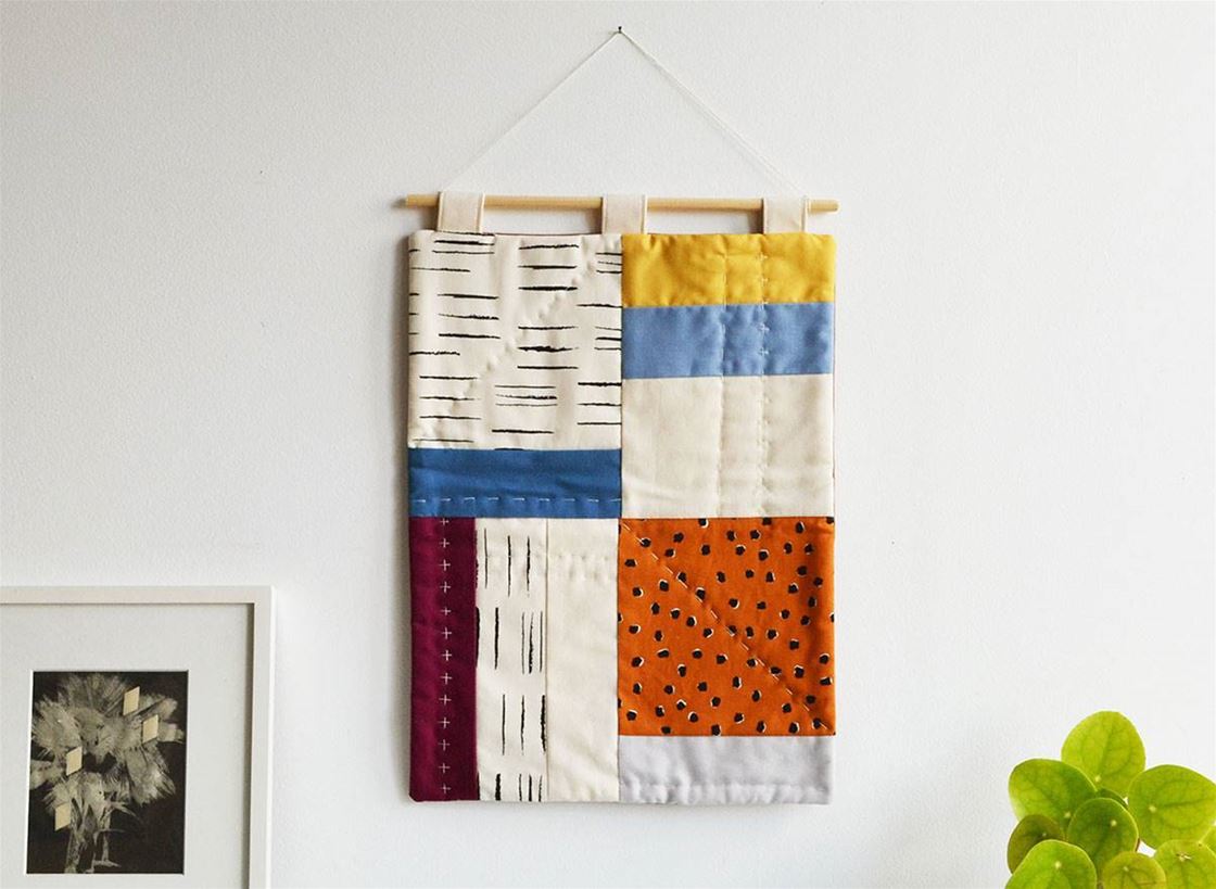 frankie exclusive diy: patchwork wall hanging frankie exclusive diy: patchwork wall hanging