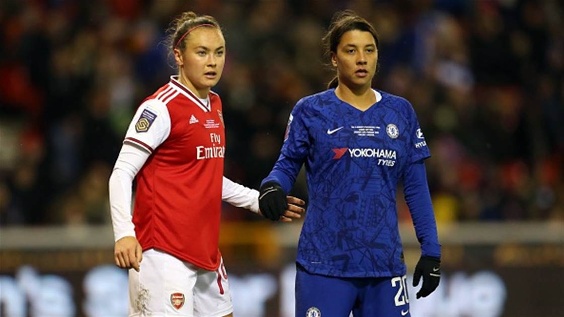 Women's FA Cup Final will see prominent Matildas face-off