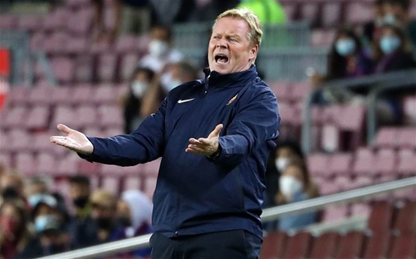 Barcelona's coach reads statement then walks out Barcelona's coach reads statement then walks out