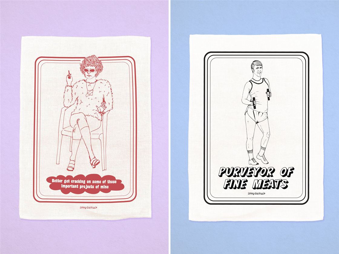 kath and kel tea towels by happy day people kath and kel tea towels by happy day people