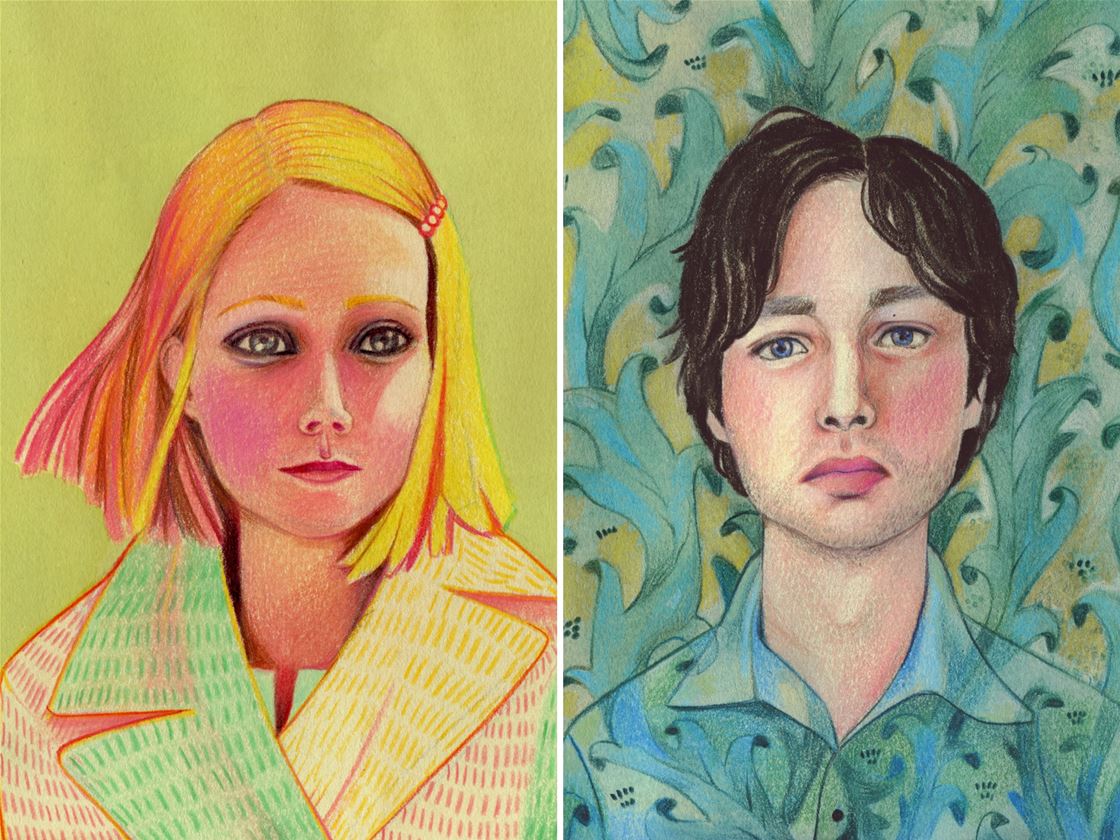 hand-drawn hollywood hand-drawn hollywood