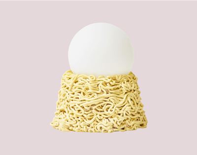 feast your eyes on siup's noodle lamps