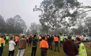 NBN subcontractors join nationwide protest