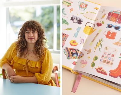 meet ngaio parr, the artist behind the 2023 frankie diary
