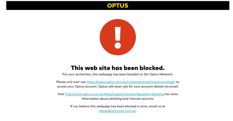 Optus accidentally blocks all bit.ly links