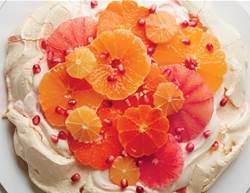 RECIPE: Citrus pomegranate pavlova