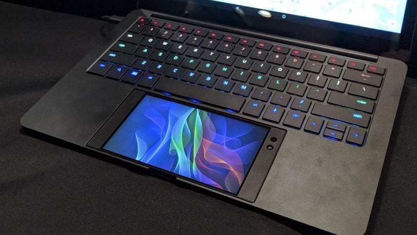 Razer's Insane Laptop Concept Has Three 4K Screens Razer wants to turn your smartphone into a gaming laptop ...