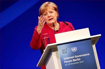 Merkel calls for Europe to agree on China 5G policy