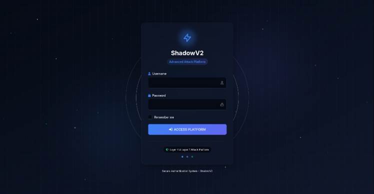Refined ShadowV2 DDoS service in the form of a cloud botnet