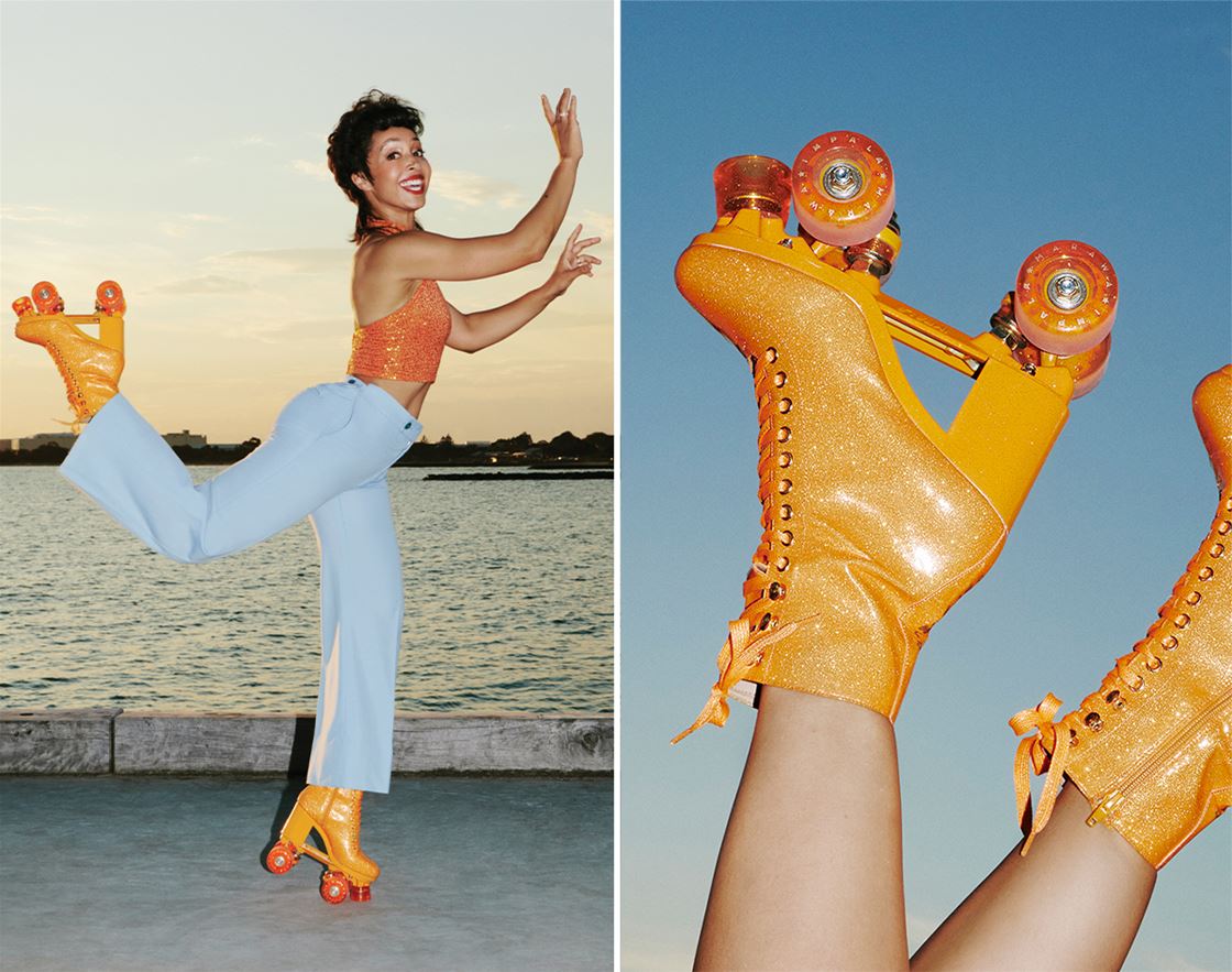 get a load of impala’s glitzy new high-heeled roller skates get a load of impala’s glitzy new high-heeled roller skates