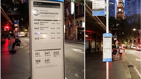 Real-time information comes to Sydney bus stops