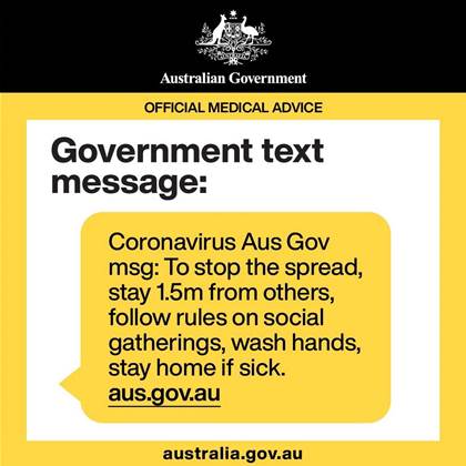 Telcos send out millions of COVID-19 SMSs for Aus government
