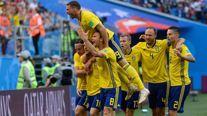 Sweden edge the Swiss to reach quarter-finals
