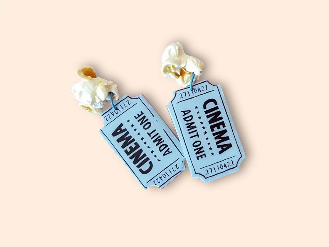 polymer popcorn earrings by kelly vize polymer popcorn earrings by kelly vize
