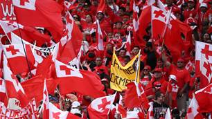 Tonga fans brawl, man tasered by police