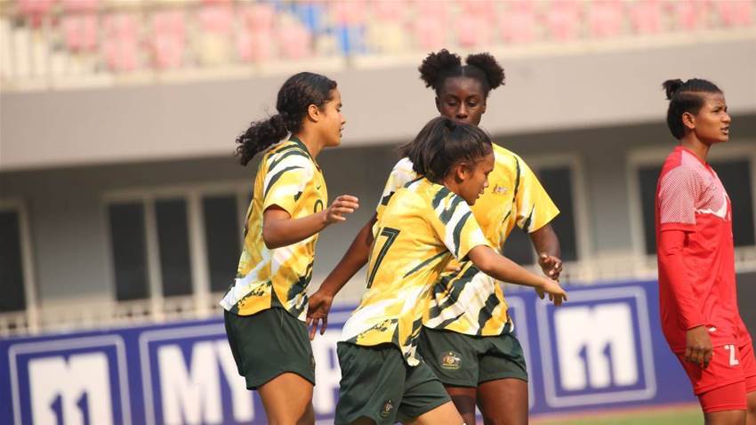 Young Matildas battle for Myanmar win
