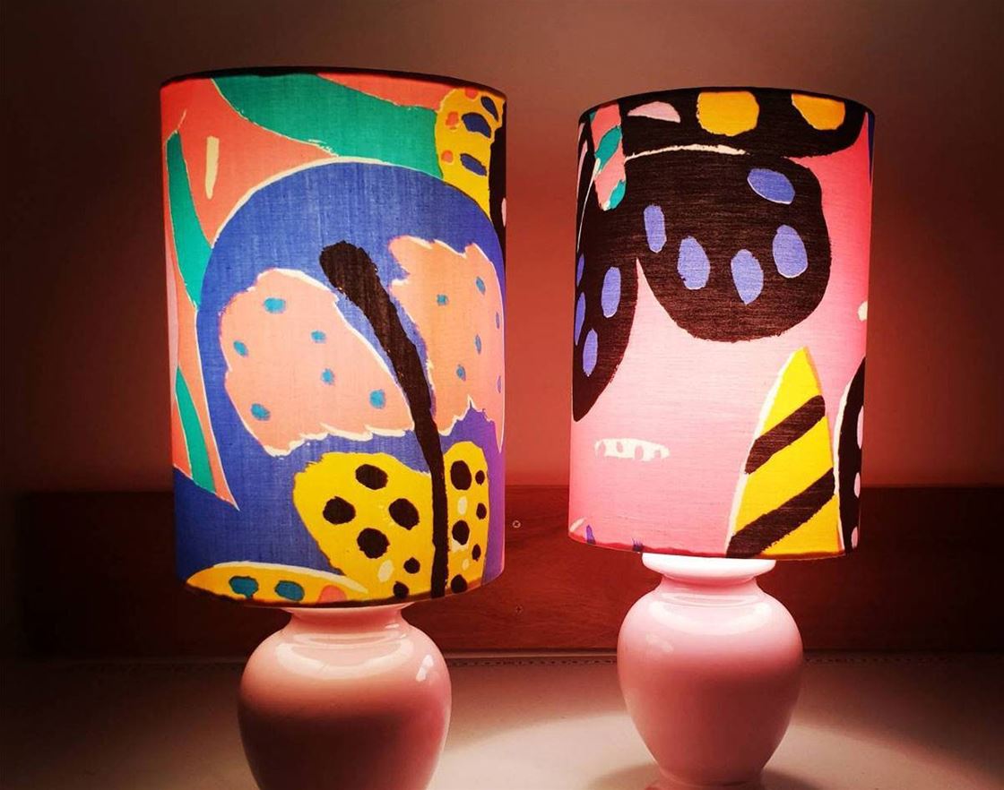 this store is a treasure trove of retro lampshades this store is a treasure trove of retro lampshades