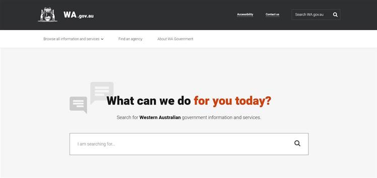 WA reveals single government portal