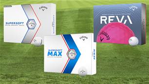 Callaway launches new Supersoft and Reva golf balls