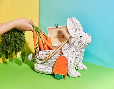 wicker darling's menagerie of cane bags