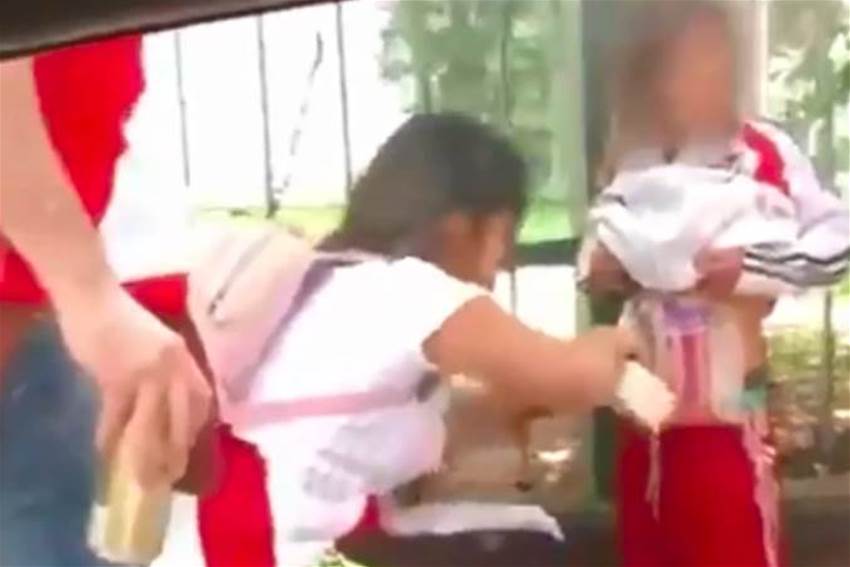 River Plate fan arrested after strapping flares to child River Plate fan arrested after strapping flares to child
