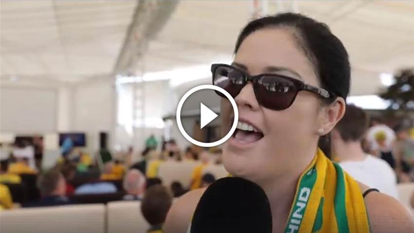 Caltex Socceroos fans 'bursting with pride' Caltex Socceroos fans 'bursting with pride'