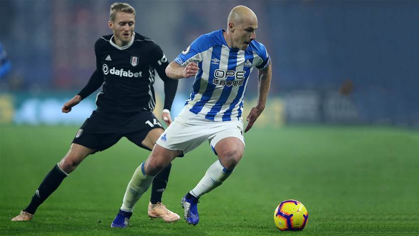 Watch! Mooy celebrates his 100 with vital win