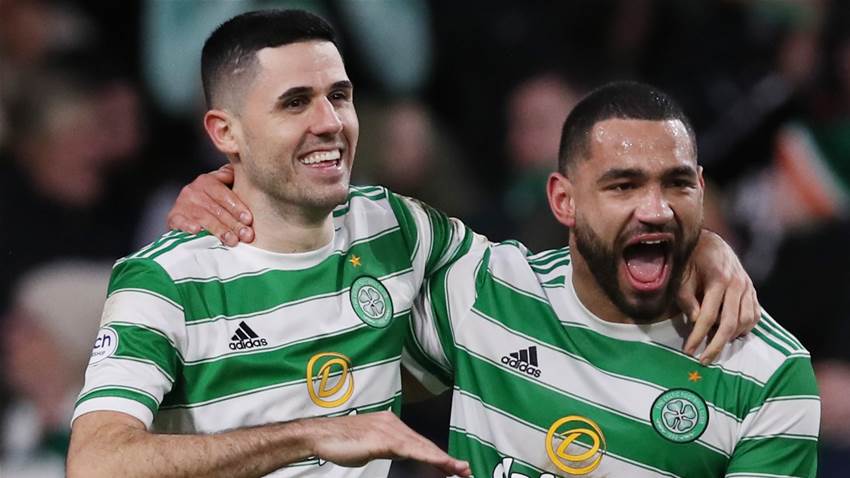 Watch: Celtic's weekend win with Socceroo Rogic's screamer Watch: Celtic's weekend win with Socceroo Rogic's screamer