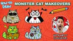 How To Draw a Cat (Vampire, Zombie, Mummy, Frankenstein's Monster)