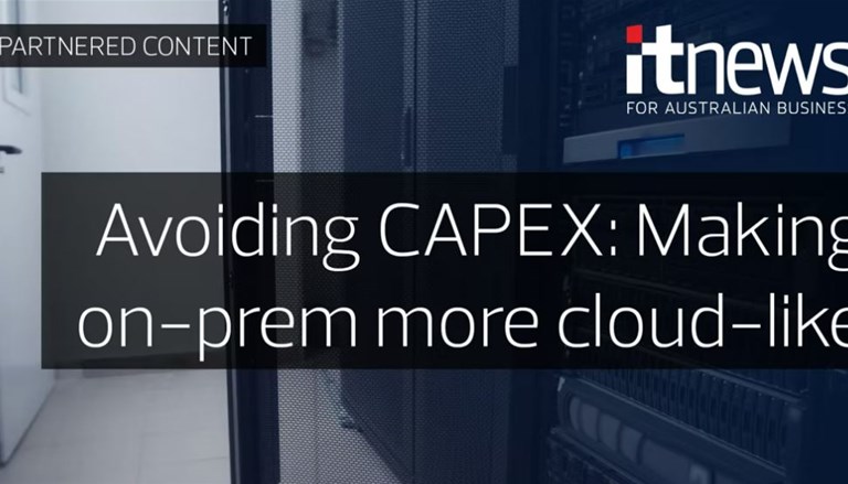 Avoiding CAPEX by making on-premise IT more cloud-like