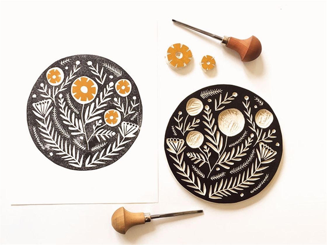 try your hand at home linocutting try your hand at home linocutting