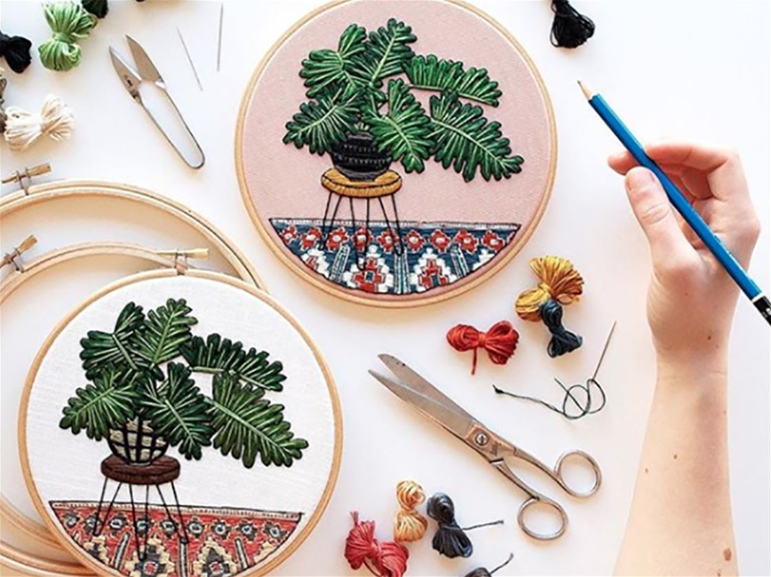 word from the wise: getting started in embroidery with sarah k. benning