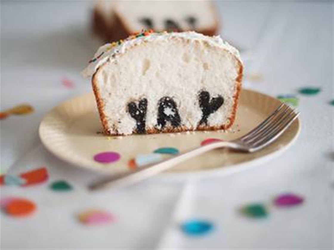 typography cake typography cake